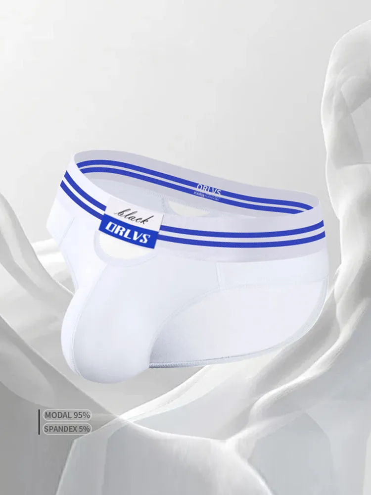 2 Pack Men's Low-Rise Breathable Modal briefs
