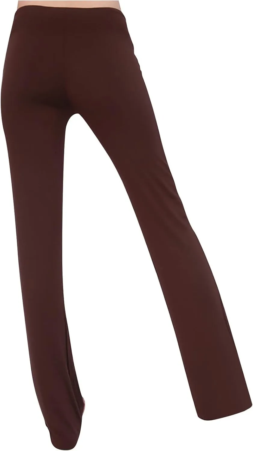 2025 Trendy Fitness Athletic Pants for Women Loose High Waist Wide Leg Trousers Workout Out Slim Casual Yoga Gym Pant