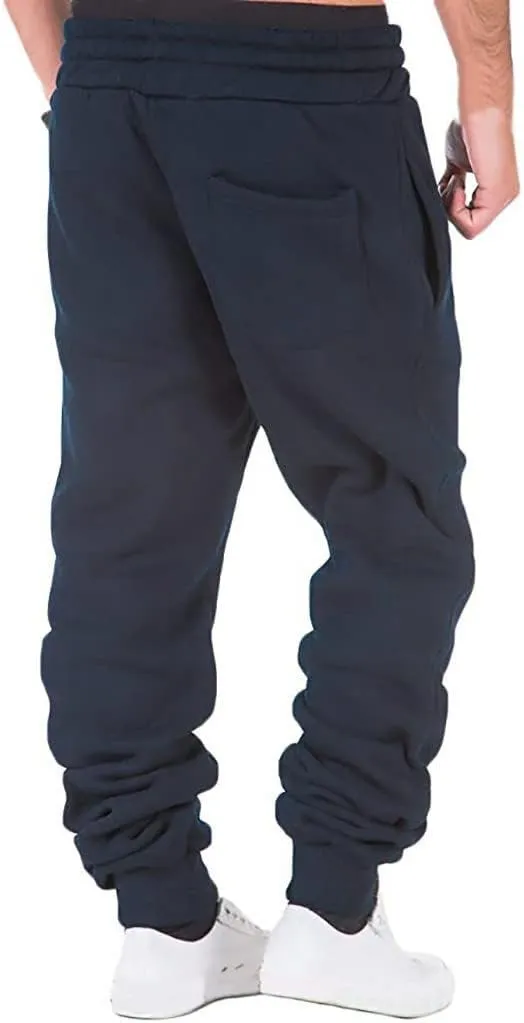 Big and Tall Cargo Pants for Men Sweatpants for Men Cargo Pants Big and Tall Men's Elastic Waist Work Pants Loose Fit