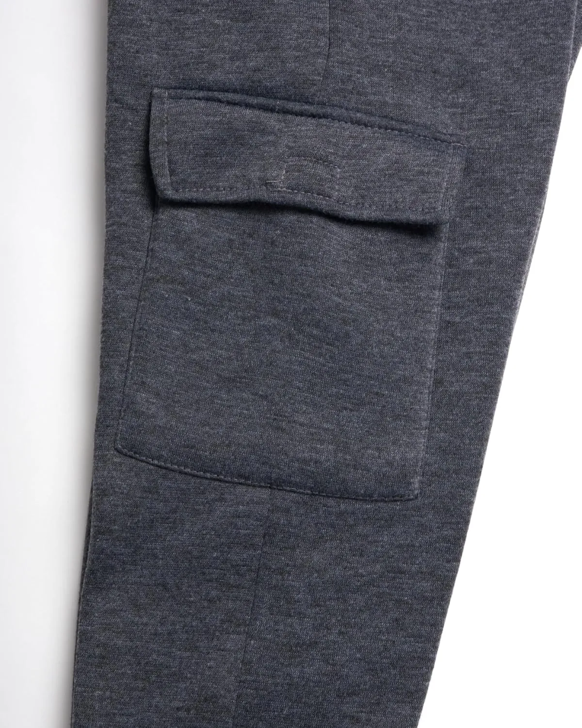 Boys' Fleece Jogger Set - 2 Piece Basic Solid Pullover Hoodie and Cargo Pocket Sweatpants (Size: 8-18)