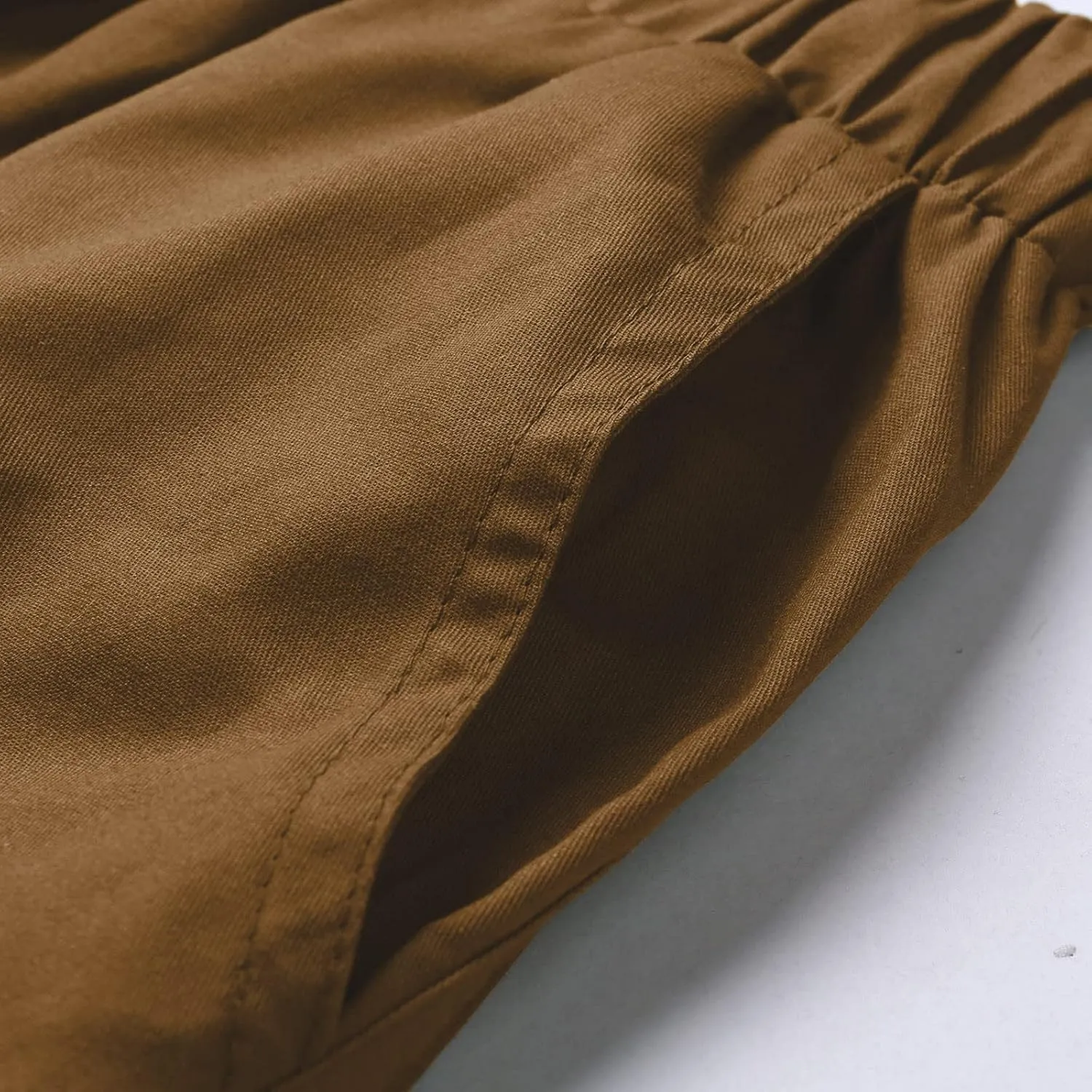 Cargo Sweatpants for Men Adjustable Bungee Cord Open Bottom Cargo Pants for Men Casual Mens Cargo Pants Mens Hiking