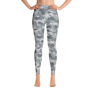 Grey Camo Yoga Pants