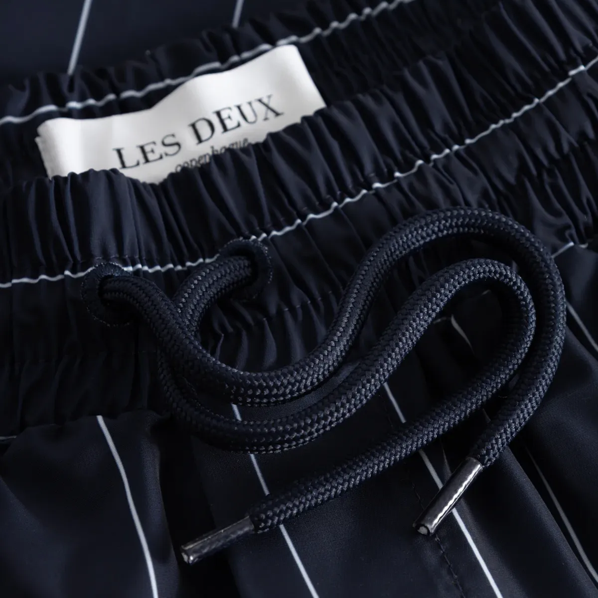Jake Track Shorts (Dark Navy   Ivory)