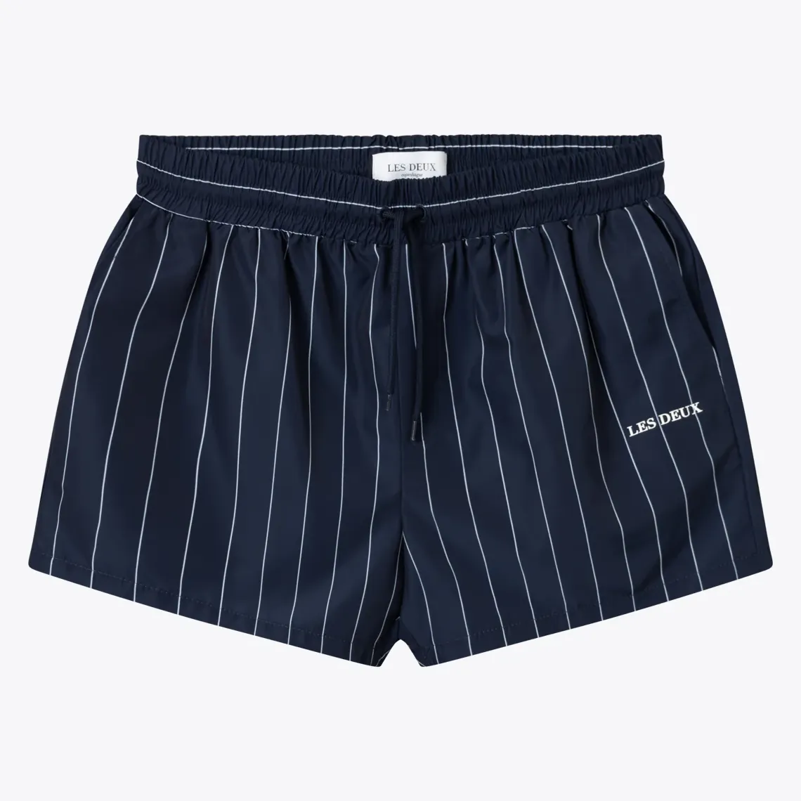 Jake Track Shorts (Dark Navy   Ivory)