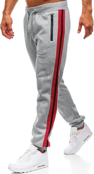 Mens Workout Cargo Sweatpants Jogger Pants Big & Tall Pockets Trousers for Running Training Men's Heavyweight Fleece