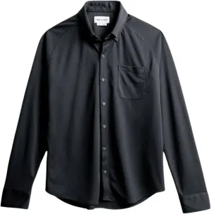 Ministry of Supply Men's Apollo Raglan Sport Dress Shirt, Casual Long Sleeve Button Down, Moisture Wicking, Wrinkle-Resistant