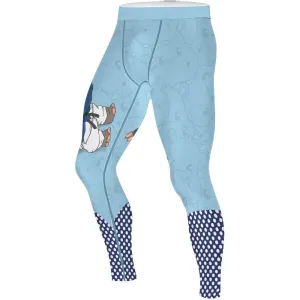 Moo Deng Hippo Choke Men's Compression Leggings