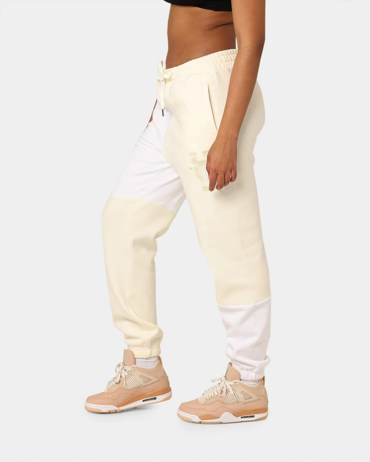 National Collegiate Athletic Association Women's Texas Longhorns Panelled Track Pants Whisper White