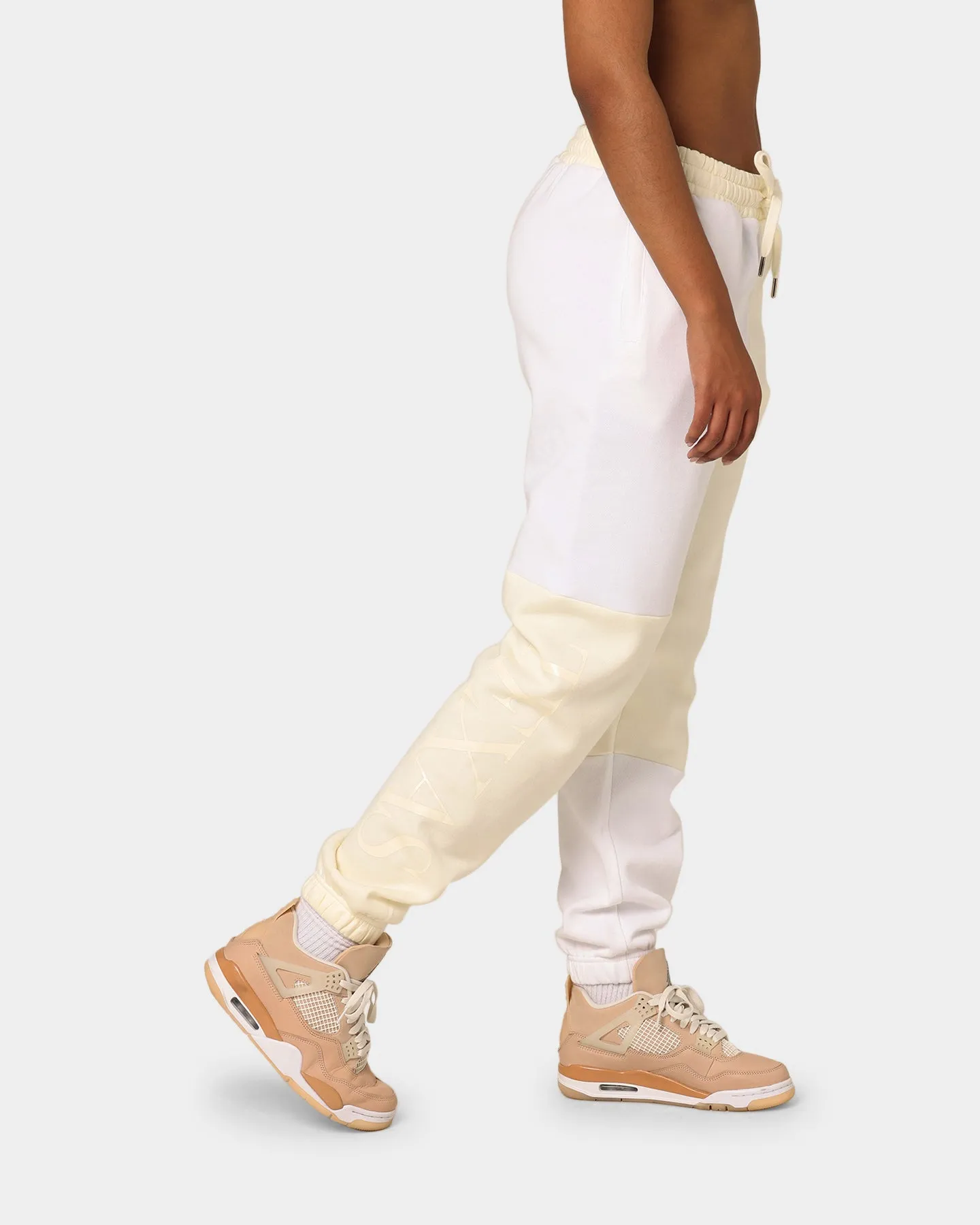National Collegiate Athletic Association Women's Texas Longhorns Panelled Track Pants Whisper White