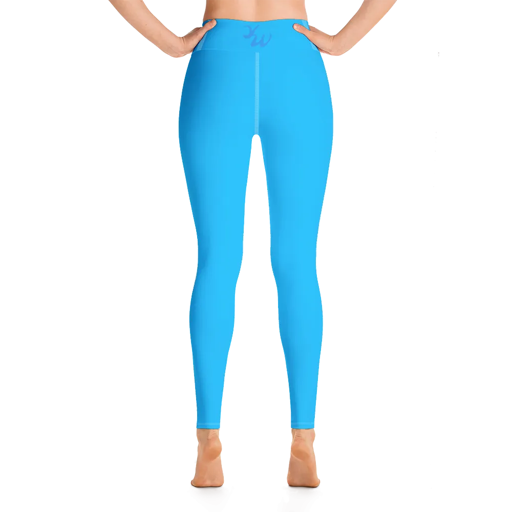 Neon Blue Yoga Pants
