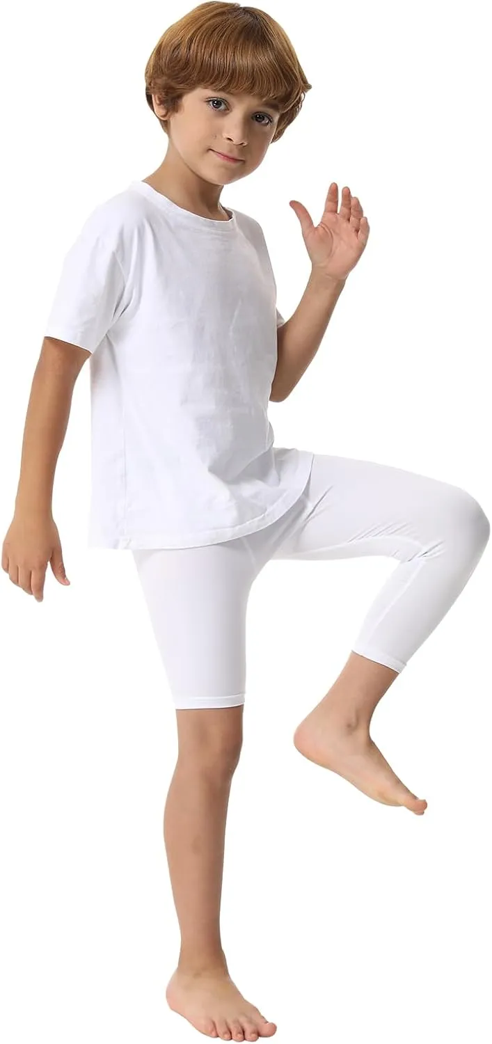 OEBLD Single Leg 3/4 Compression Tights, Unisex Sports Compression Pants, Basketball Leg Sleeves