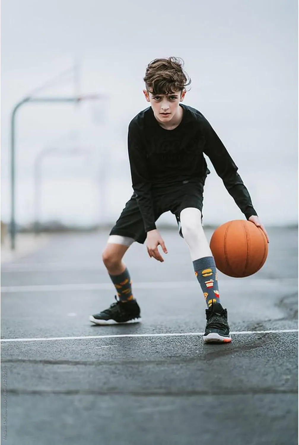 OEBLD Single Leg 3/4 Compression Tights, Unisex Sports Compression Pants, Basketball Leg Sleeves