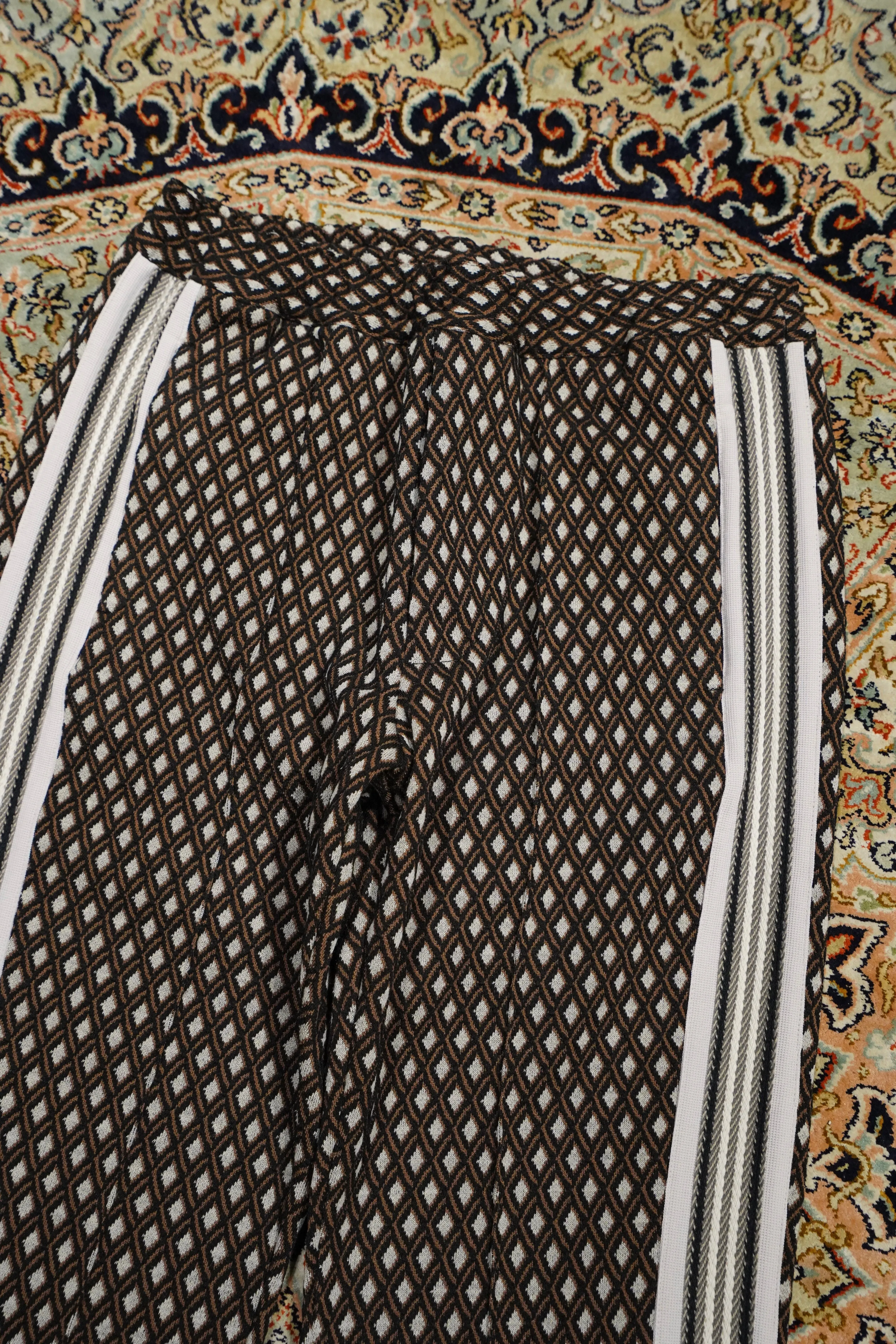 Sasquatchfabrix. "BOOT CUT" RETRO TRACK PANTS (BLACK)