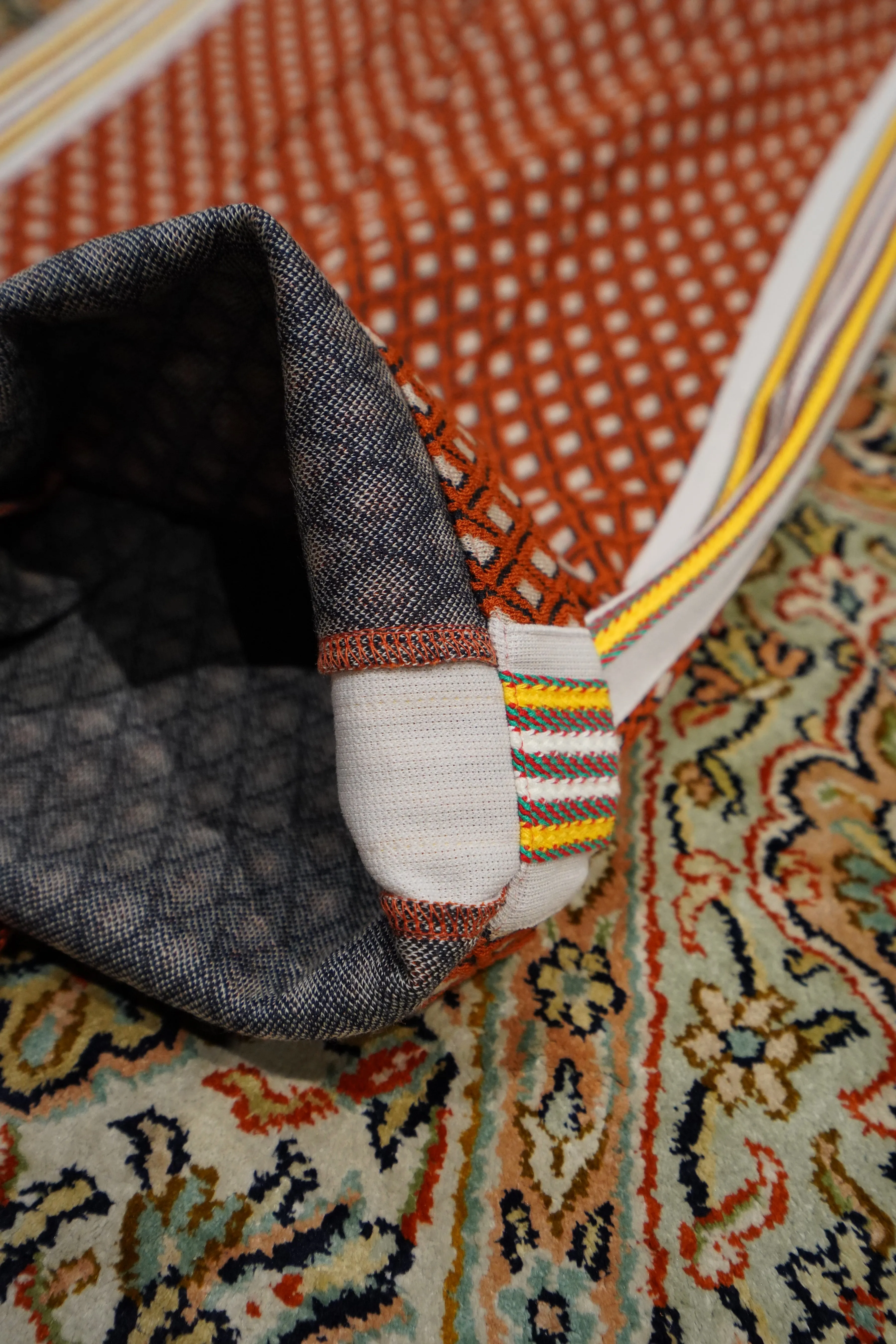 Sasquatchfabrix. "BOOT CUT" RETRO TRACK PANTS (ORANGE)