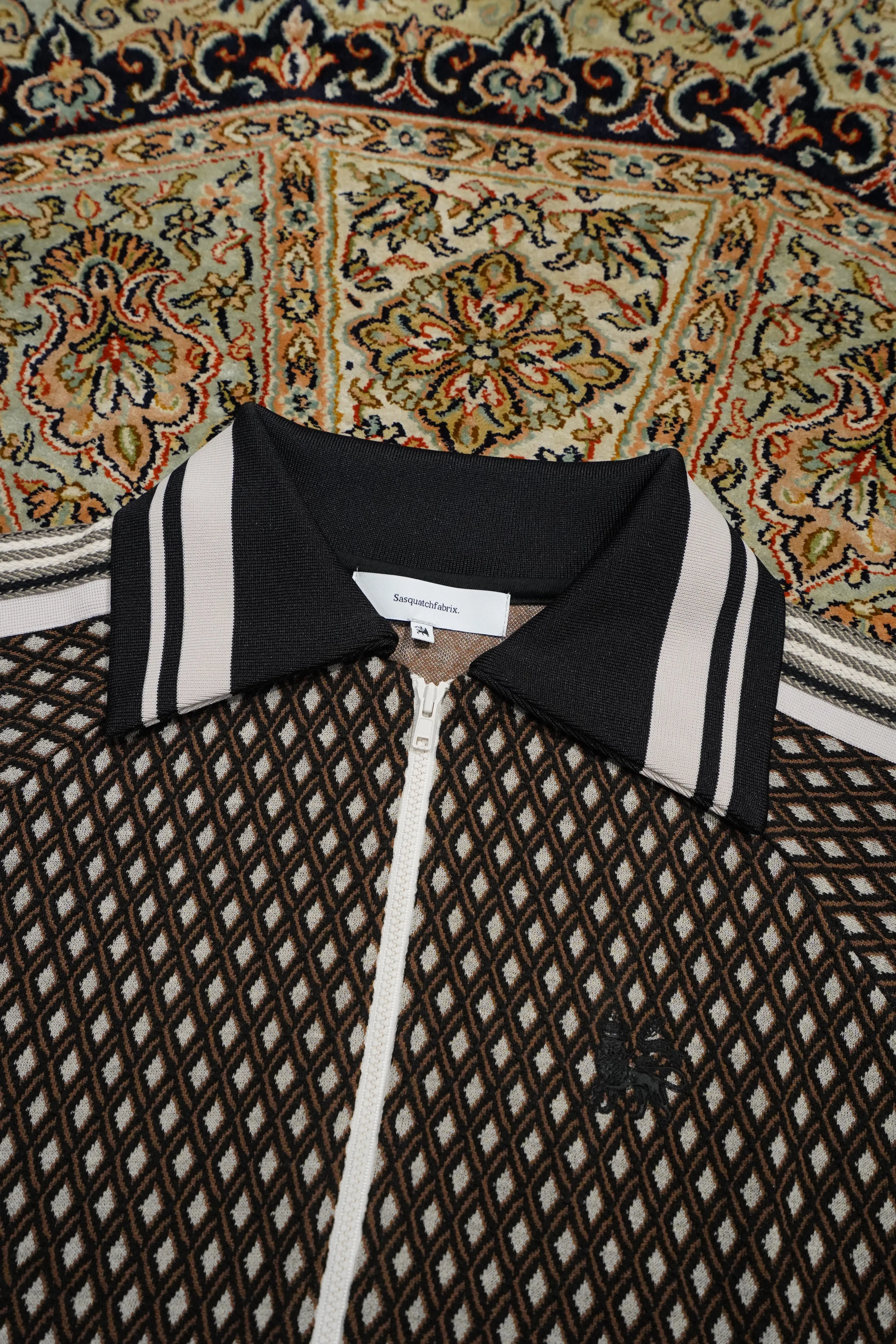 Sasquatchfabrix. RETRO TRACK JACKET (BLACK)
