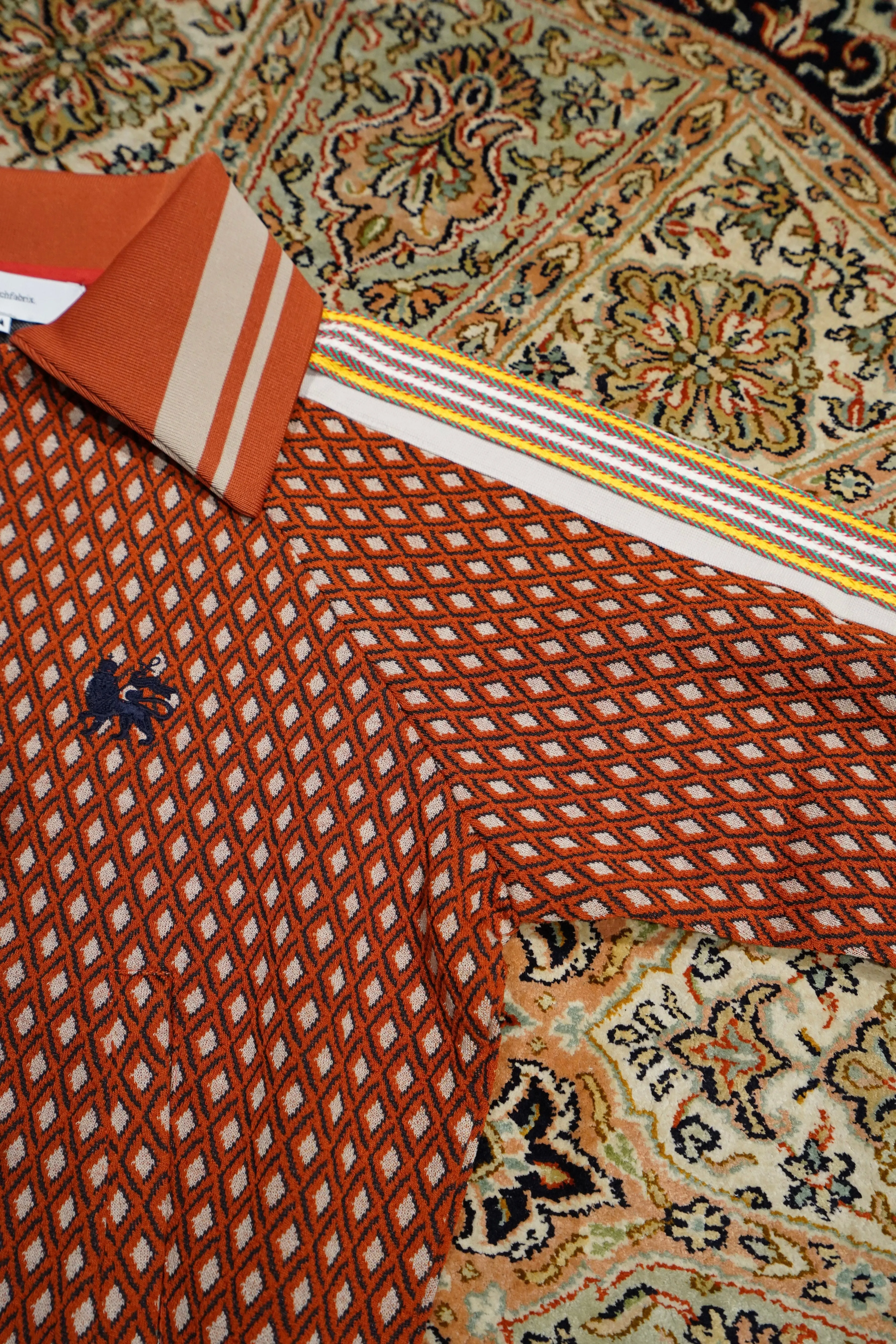 Sasquatchfabrix. RETRO TRACK JACKET (ORANGE)