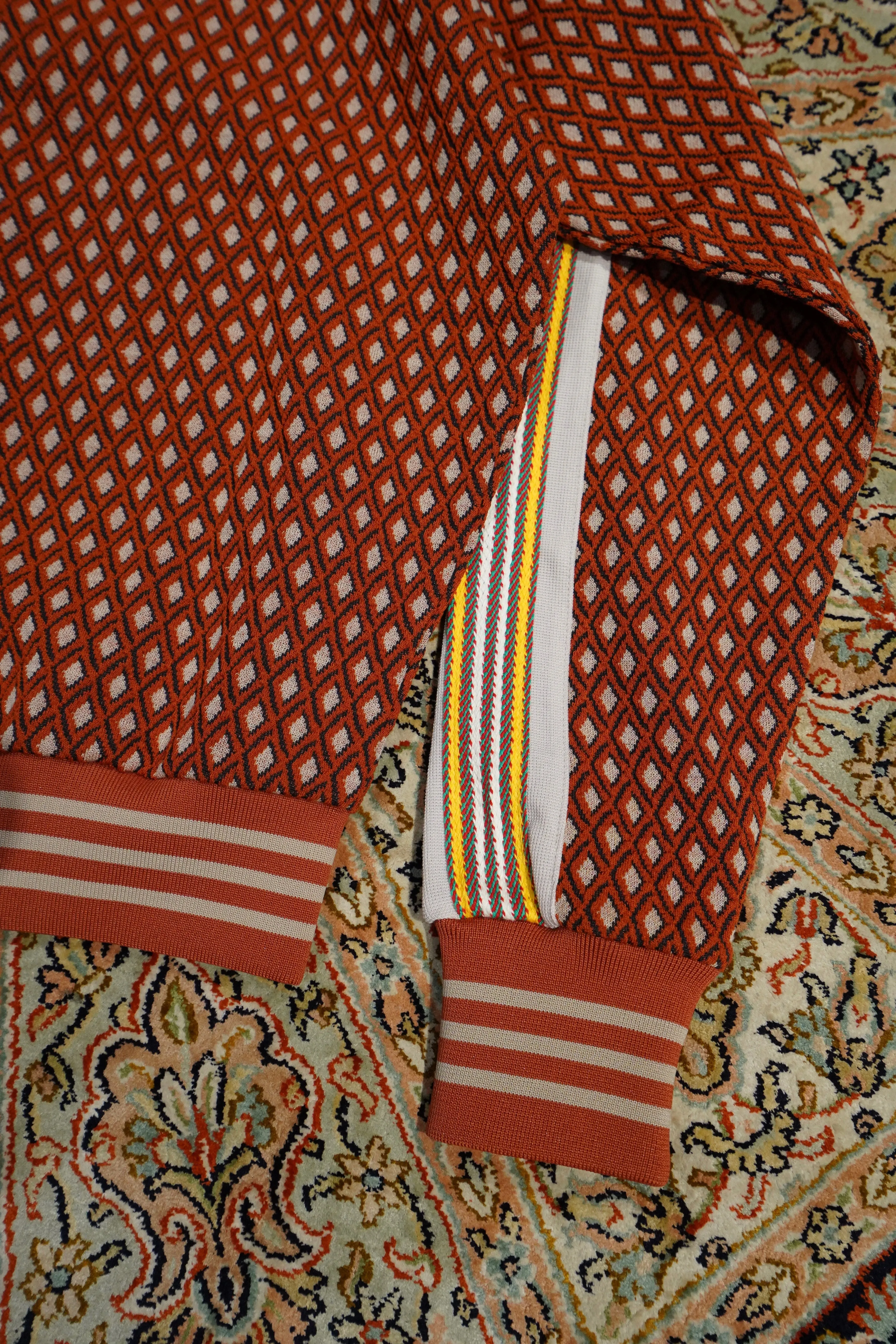 Sasquatchfabrix. RETRO TRACK JACKET (ORANGE)