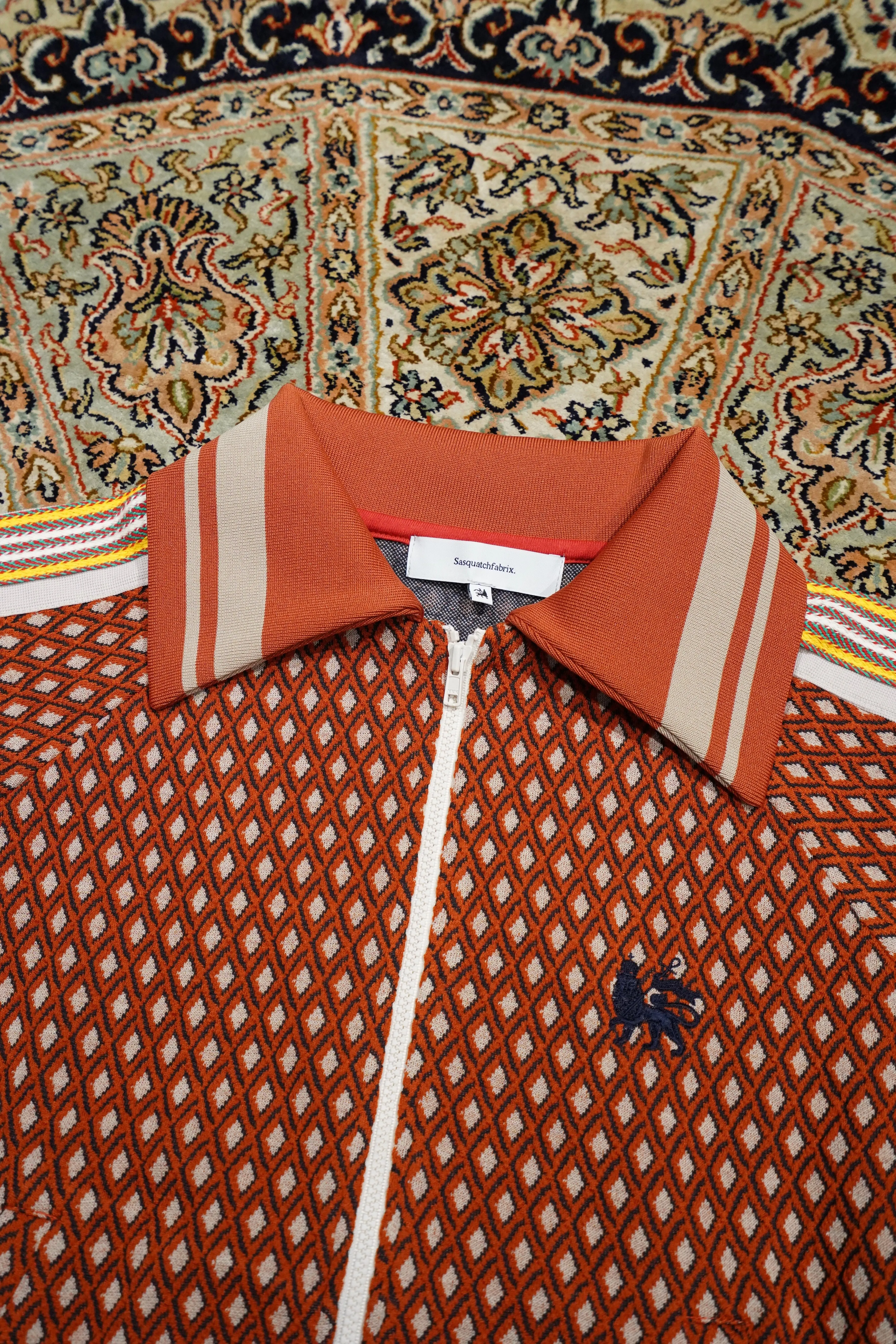 Sasquatchfabrix. RETRO TRACK JACKET (ORANGE)