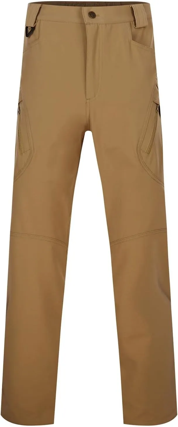 Tactical Cargo Pants for Men Outdoor Hiking Pants Straight Leg Athletic Pants Running Workout Gym Track Pants