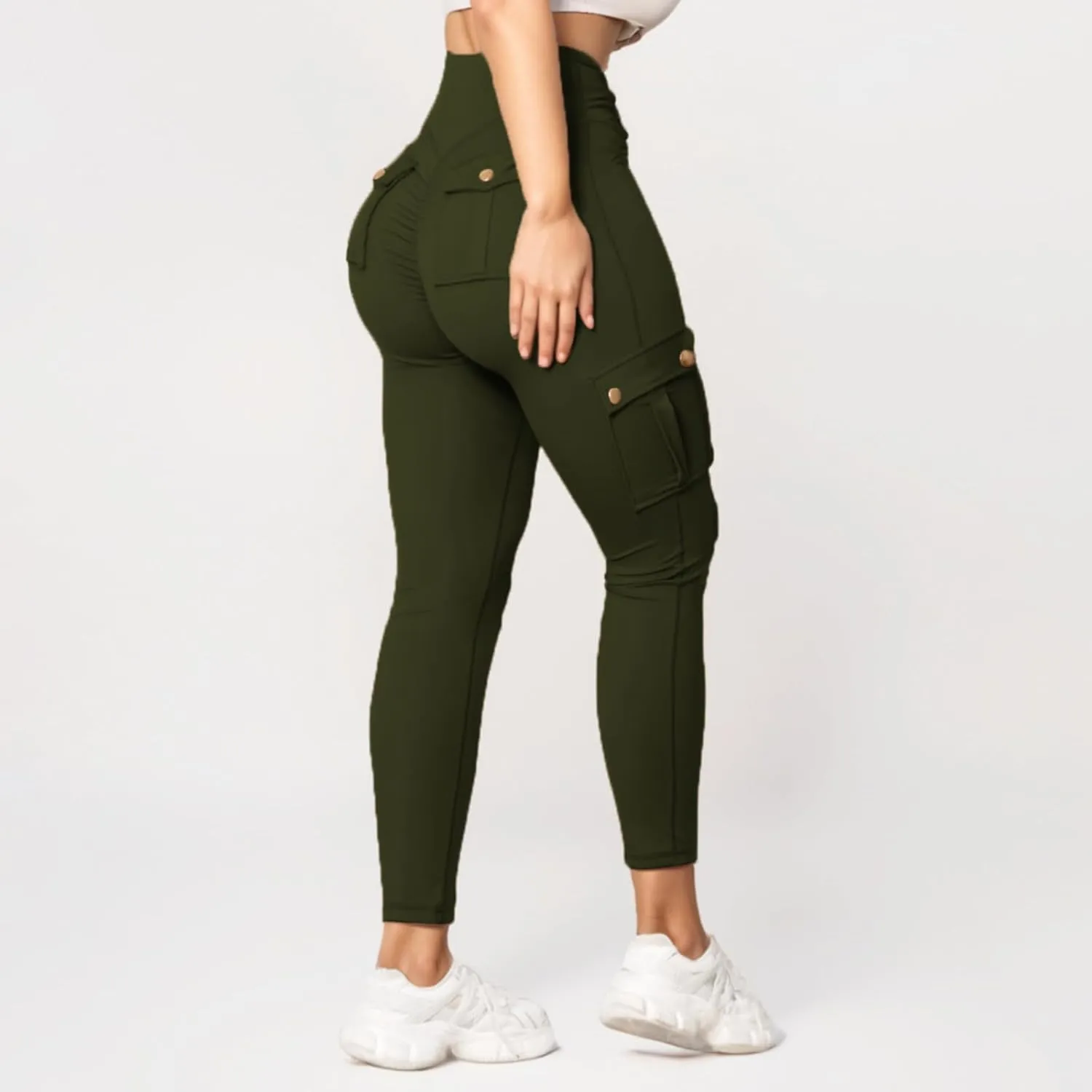 XOWRTE Linen Pants Women Summer,Wide Leg Casual Cotton Linen Pants High Waisted Elastic Waist Lounge Pants Beach Trousers