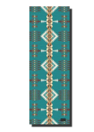 Yune Yoga Mat Pendleton Rancho Arroyo Turquoise